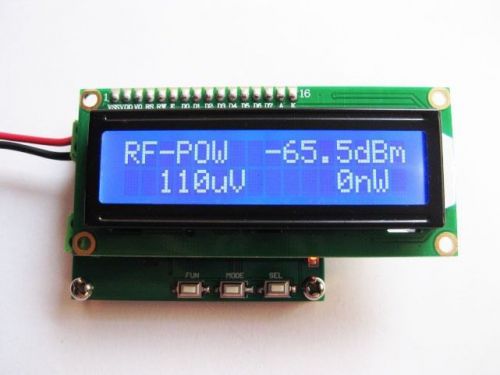 0.1 ~ 2.4ghz rf power meter frequency range 100 ~ 2400 mhz -65 ~ +0 dbm 1nw-1w for sale