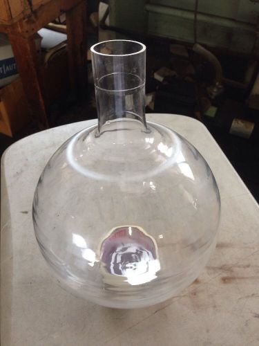 5000ml (5 Liter) QUARTZ Round Bottom Flask/ NOT TOOLED