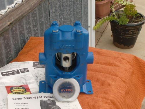 Hypro 5340c 1&#034; solid shaft twin piston pump shurflo, pentair 4 gpm @ 1000psi for sale