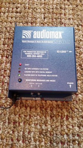 AudioMax 2600 Digital Message &amp; Music On-Hold System