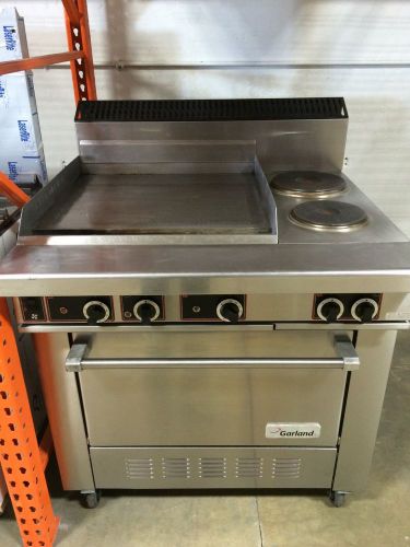 GARLAND COMMERCIAL RANGE W/ GRIDDLE - ELECTRIC
