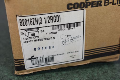 COOPER B-LINE B2016ZN 3 1/2” RGD OPENED BOX OF 40.