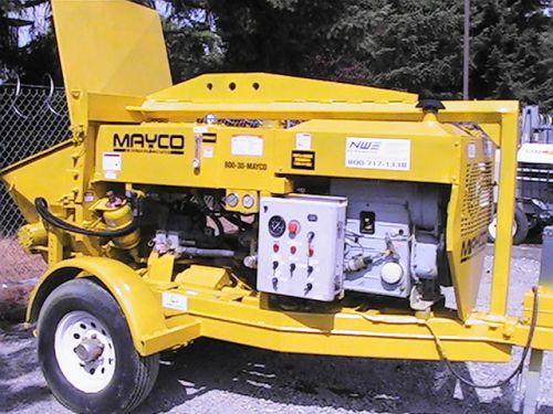Mayco st-45 hrm hydraulic concrete grout pump refurbished for sale