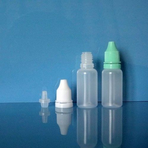 New 100 1/2 oz 15 ml dropper bottles plastic eye liquid tamper evident safe ring for sale