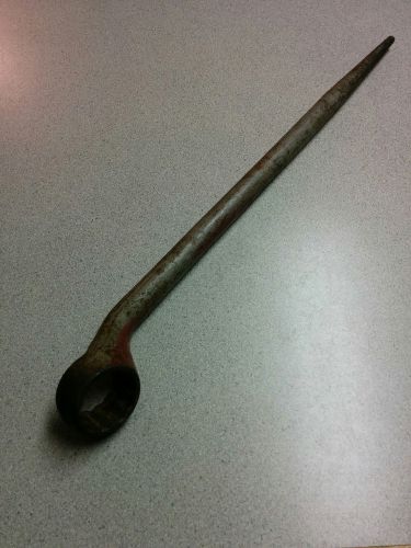 VINTAGE J H WILLIAMS SUPERWRENCH 1 7/16&#034; NO 8909 12 PT. IRON WORKERS SPUD WRENCH