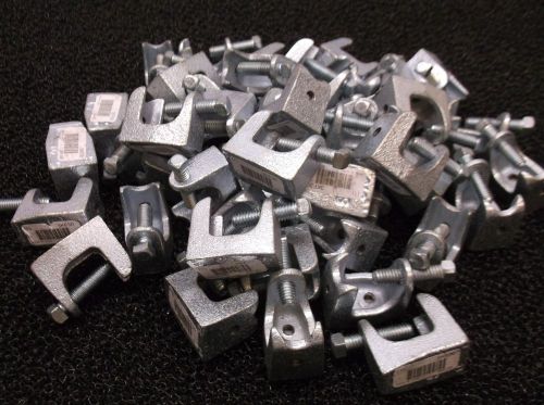 New 50pk THOMAS &amp; BETTS 3KF30 Beam Clamp 1/4 in. Malleable Iron (A28)