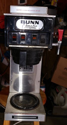 Bunn-o-matic stf-35 commercial coffee maker / brewer two top warmers hot side for sale
