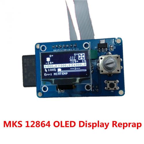 3d printer reprap 12864lcd rampsv1.4 mini mks 12864oled display smart controller for sale