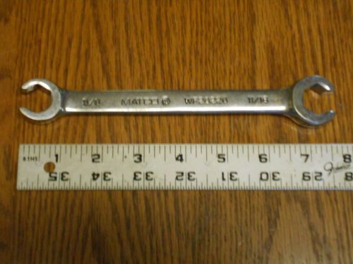 Matco tools usa wf20266 flair nut offset wrench tool 11/16  5/8&#034; 6pt  (c)lot for sale