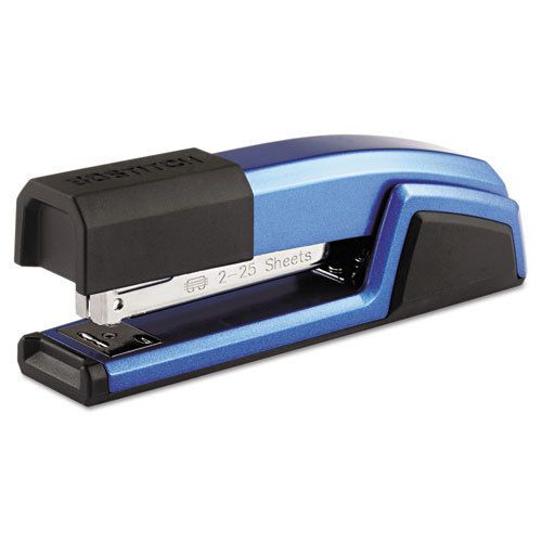 Antimicrobial full strip metal stapler, 25-sheet capacity, blue for sale