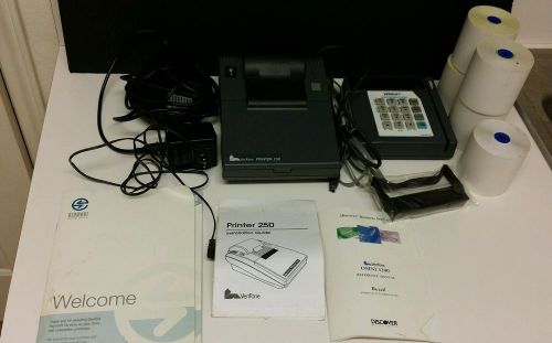 BAM VeriFone Tranz 380 Printer 250 w/ PS New Ribbon Works Visanet Complete Setup