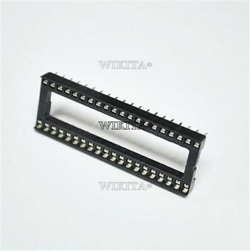 50pcs 40 pin dip ic socket adaptor solder type socket pitch dual wipe contact