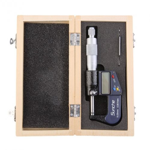 3 keys Electronic Digital Micrometer 0-25mm  0.001 Precision Micrometer JL