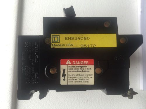 Square D  EHB34080 80 amp  3 pole bolt on Breaker (used)