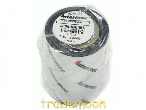 Tmx3200/super intermec 71.1mm x 152.4m thermal transfer super premium black for sale