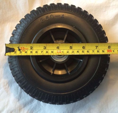 8&#034; foam filled tires- flat free- wheels! puncture proof! lightweight! strong for sale