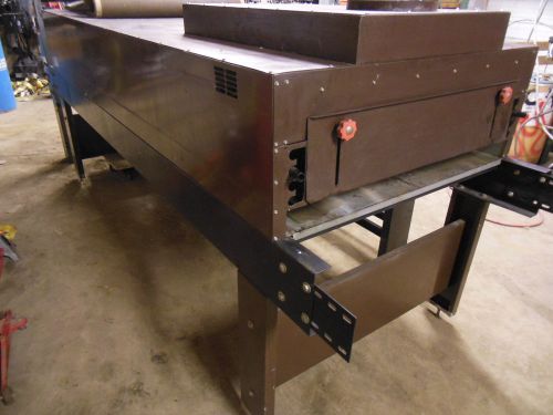 Brown 36&#034; x 16ft long - 220v 1 phase - Conveyor Dryer Screen Printing MICHIGAN