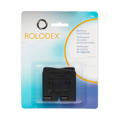 Rolodex One-Sheet Business Card 2-Hole Punch for 2.25 x 4 Inches Card Files