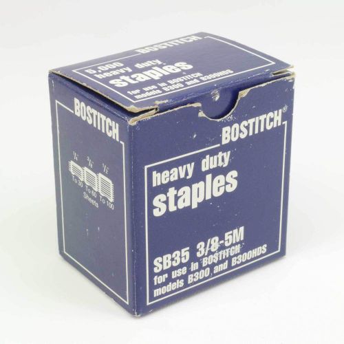 Stanley Bostitch Heavy Duty 3/8&#034; Staples SB35 3/8-5M for Models B300 &amp; B300HDS