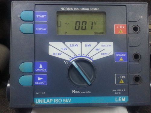 UNILAP ISO 5KV NORMA INSULATION TESTER