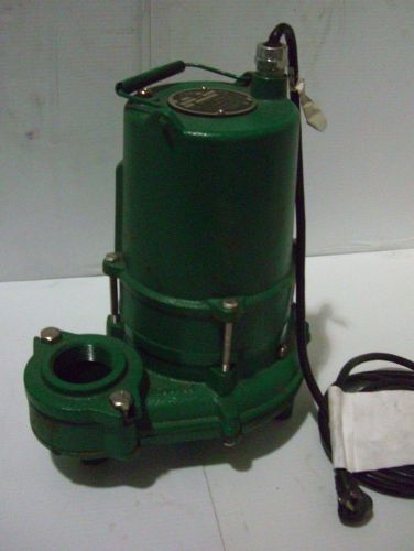 Hydromatic effluent pump spd50ah1 10 1/2hp 115v 10&#039; cord 2&#034; discharge 3/4&#034; solid for sale