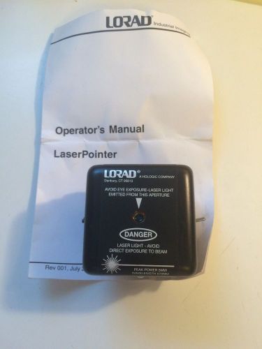 Lorad LPX-160 Industrial Laser pointer 3-000-0792 3-000A-0792
