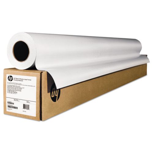 Wide-Format Matte Canvas Paper Roll, 24 x 50 ft, 16 mil, White