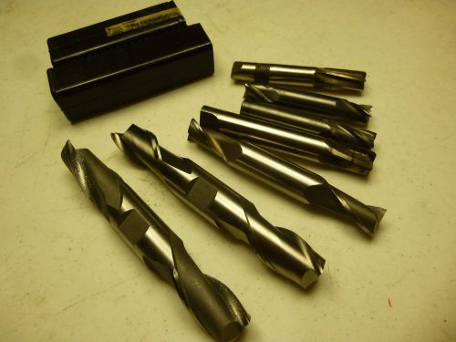 Price lowered! group of 7 assorted HSS end mills