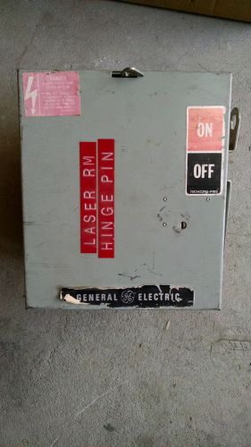 Ge ac361rg 30amp 3phase 3wire 600v busway bus duct plug disconnect 1yr warranty! for sale
