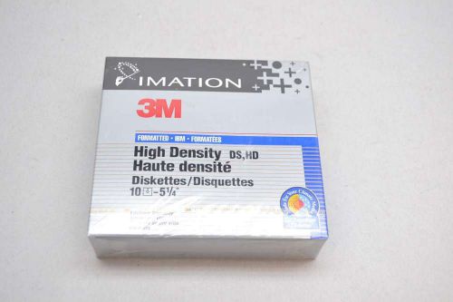 NEW IMATION 12883 3M IBM FORMATTED 5-1/4IN 1.2MB HD FLOPPY DISKETTE D432624
