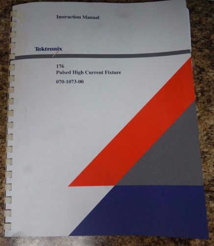 Tektronix 176 Instruction Manual