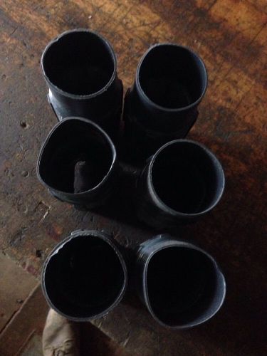 (6) lot of 6 new 1-1/2&#034; paragon rigid pvc coated conduit coupling prcplg-1-1/2 for sale