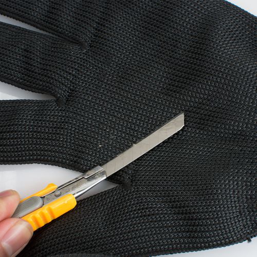 Stainless steel wire safety cut metal mesh butcher gloves proof protect ca hot ! for sale