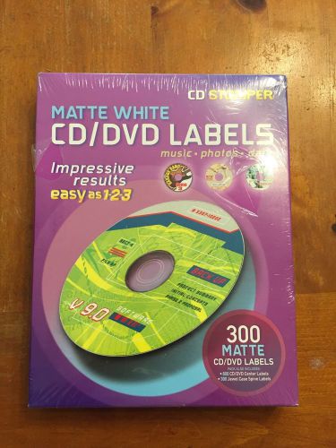New Avery 98122 Labels CD Stomper CD/DVD Labeling System White Matte
