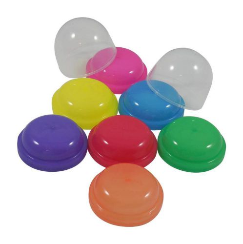 2 inch empty vending capsules - 7 colors guaranteed - 105 count for sale