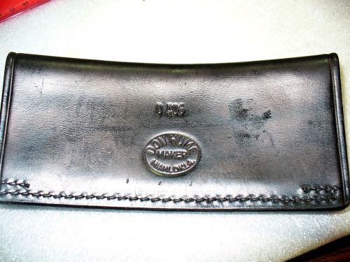 Made in usa don hume black basket weave leather 17hmr 22/22mag belt ammo holder for sale
