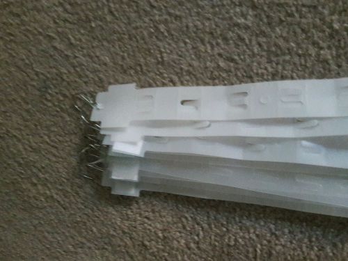 20--Retail Single Strip 12 Clip Hanging Chip/Snack Product Display Rack White