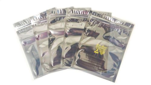 100 ESD Anti-Static Shielding Bags,Metal In, 10&#034;x12&#034; inch,ZipLock,3.1 mils