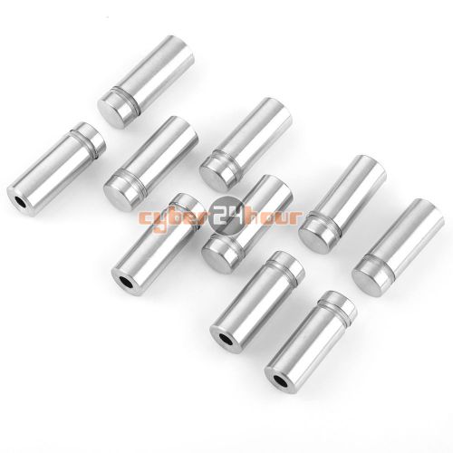 10x 12*30mm stainless steel advertise glass standoff pin fixing mount bolt nails