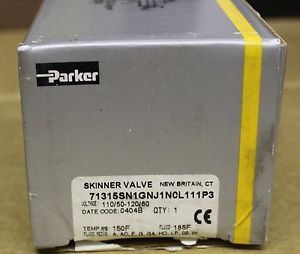 Parker Fluid Control Solenoid  Skinner Valve 71315