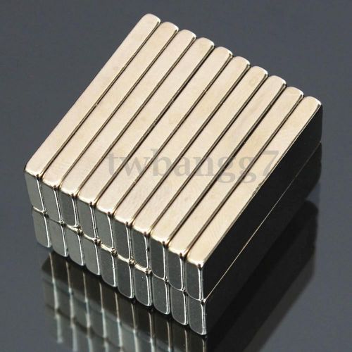 20x N50 Cuboid Magnets Super Strong Block Rare Earth Neodymium Fridge 30x10x3mm