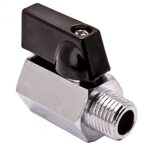 Hot corrosive resistance 1/4&#034; mini brass ball valve - chrome plated quality cc for sale