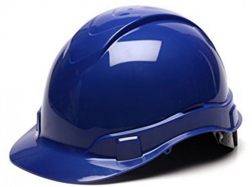 Pyramex HP44160V Ridgeline Cap Style Hard Hat With 4-Point Vented Ratchet, Blue