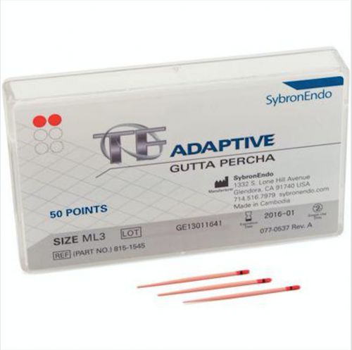 SybronEndo  TF Adaptive Gutta Percha size ML1 50 Pack 8151543