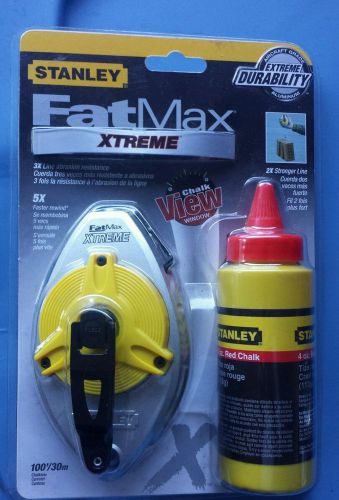 Stanley Tools 47-483L 100 FatMax Xtreme Chalk Box 2 Piece Set with 4 oz. Bottle