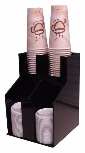 Wide soda cup office lid dispenser holder rack condiment caddy organize caddy 5&#034; for sale