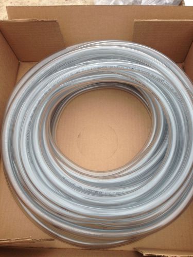 Parker &#034;nexclear&#034; food grade clear pvc hose - 3/4&#034; od / 1/2&#034; id - 100&#039; roll for sale