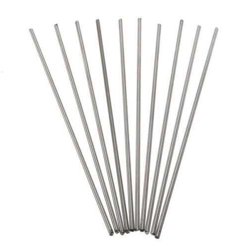 10pcs 4x250mm titanium alloy bar tc4 metal shaft bar round rod for sale