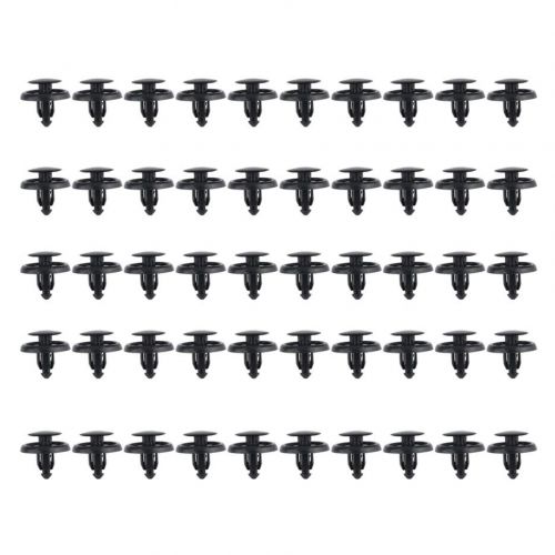 50x auto car plastic rivet fastener clips trim panel fit 7mm hole for toyota#h for sale