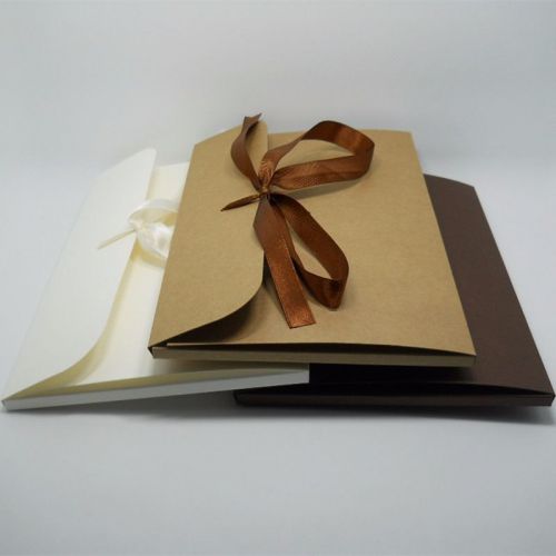 24x18x0.7cm Kraft Paper with Default Scarves Gift Box for Wedding Party Favor